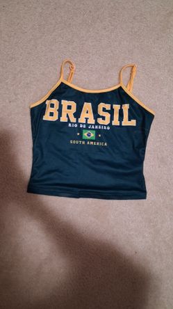 Green Cropped Top