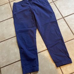 Mens Navy Blue Joggers Size XL By Gap