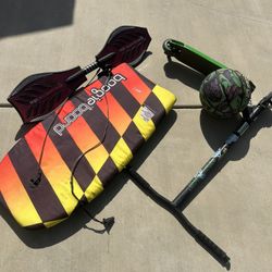 Scooter/skateboard/boogie Board/ Basketball 