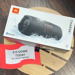 JBL Charge 5 Bluetooth Speaker New - PAYMENTS AVAILABLE With $1 DOWN