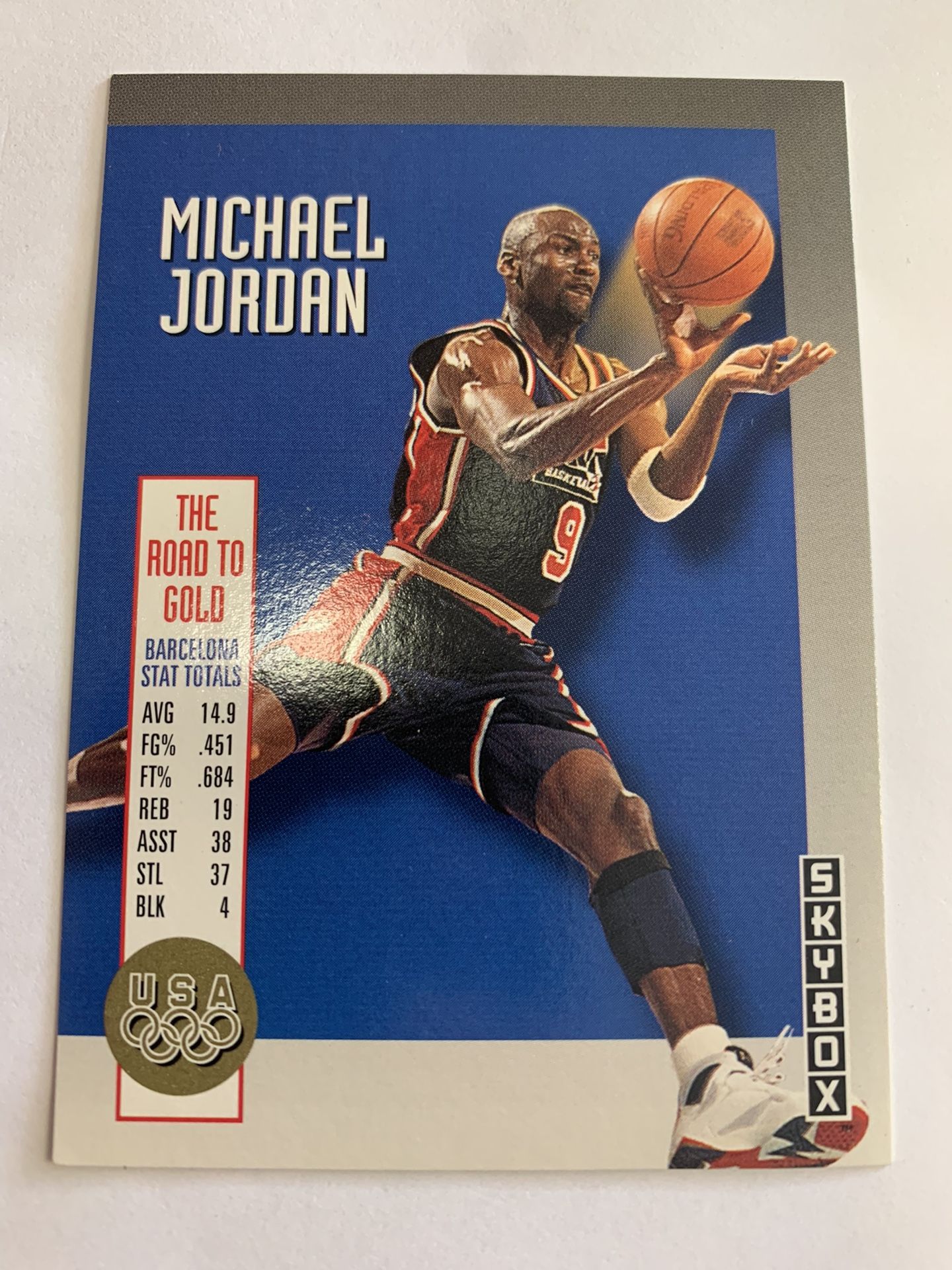 michael jordan olympic card 1992