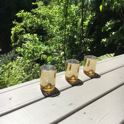 Gold Tea Light Candle Holders 12