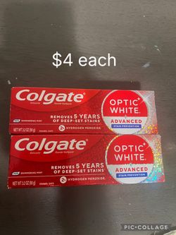 Colgate optic white advance toothpaste