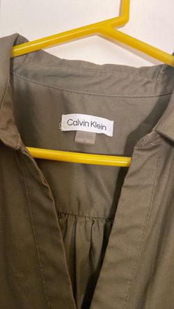 Calvin Klein Olive Green Top Size 14