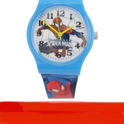 NEW Disney Marvel Spiderman Spider Man Kids Children Boy Girl Time Teacher Education Learning Watch