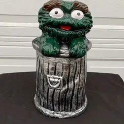 Oscar The Grouch Statue