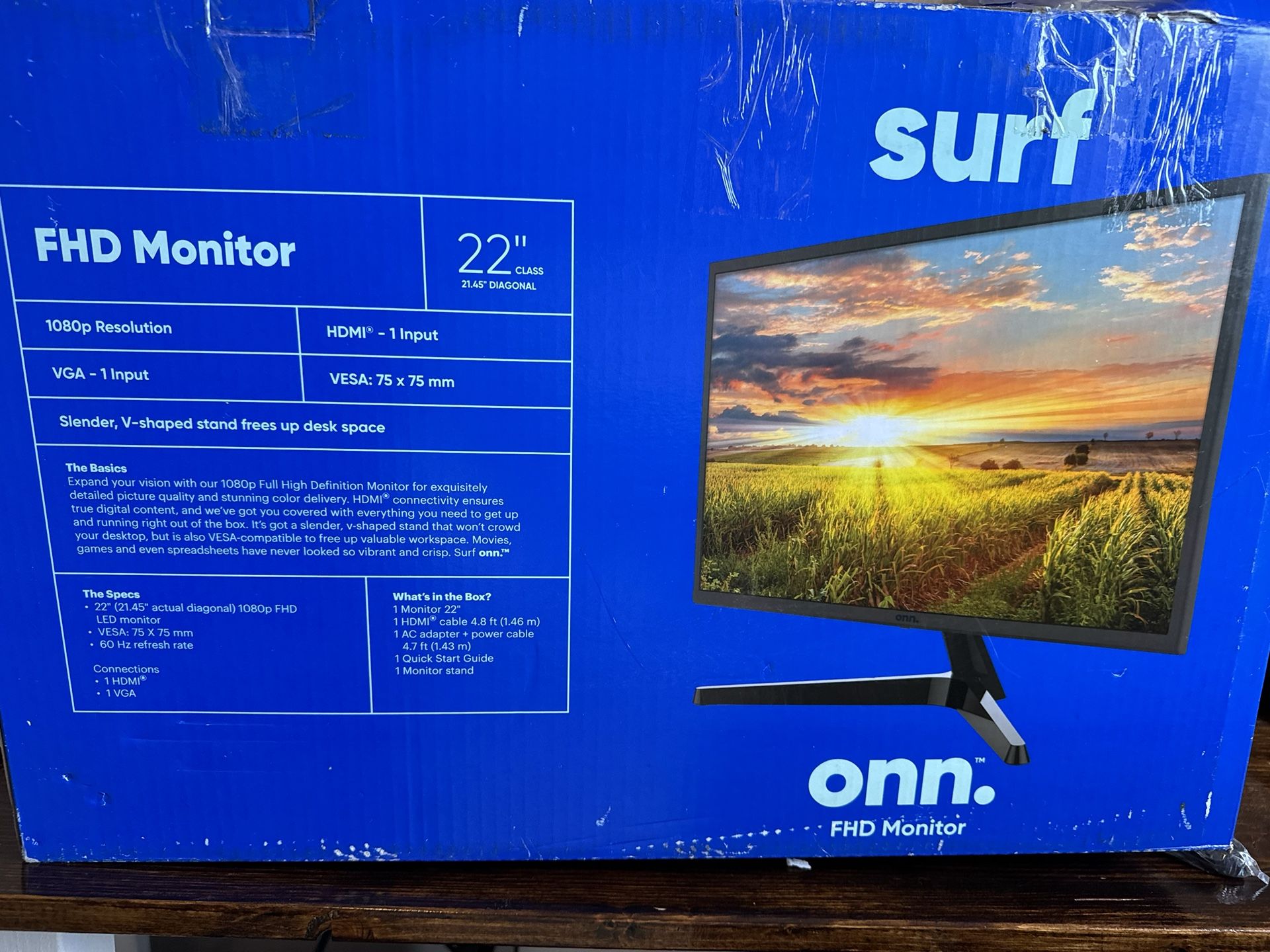 Onn Surf Monitor 22 Inch 