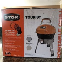 Stok Tourist Propane Travel Portable BBQ Barbeque Grill Used Twice In Box