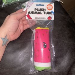 Plush Animal Tube