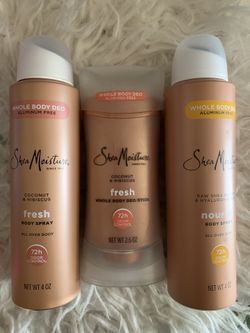 3/$14 Shea Moisture Deodorants 