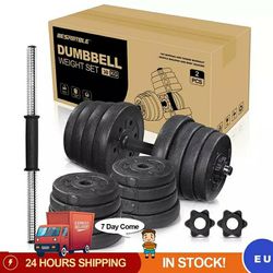 A Pair of 30kg Dumbbell Weight Set Adjustable Solid Fitness Dumbbell Set Safety Non-slip Dumbbells Gym Exercise Training Tools