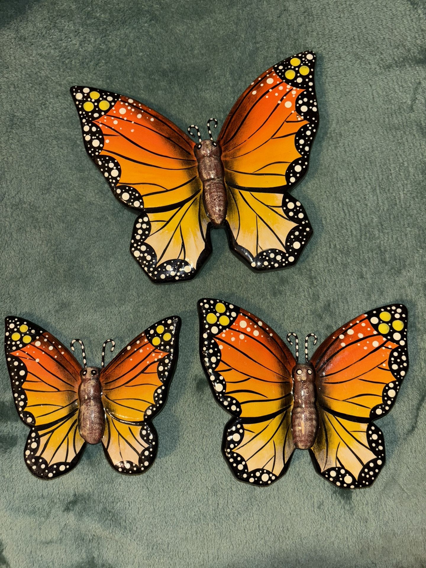 ceramic butterfly decor