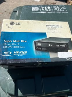 LG Super multi blu ray disc and dvd rom