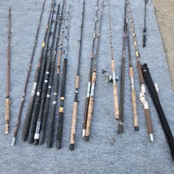 Not sold separately, fishing rods sold together