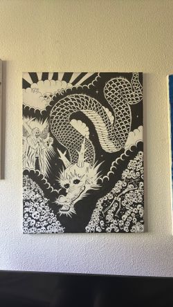 Dragon painting 20”x 24”