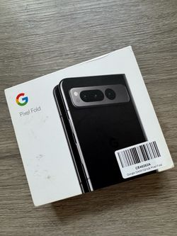 Brand New Google Pixel Fold 256GB (Unlocked) - Obsidian - Factory Sealed