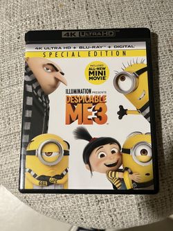 Despicable Me 3 UHD 4k Disc