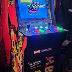 X-Men Vs Street Fighter Arcade1up Cabinet With Over 15,000 Video Games 
