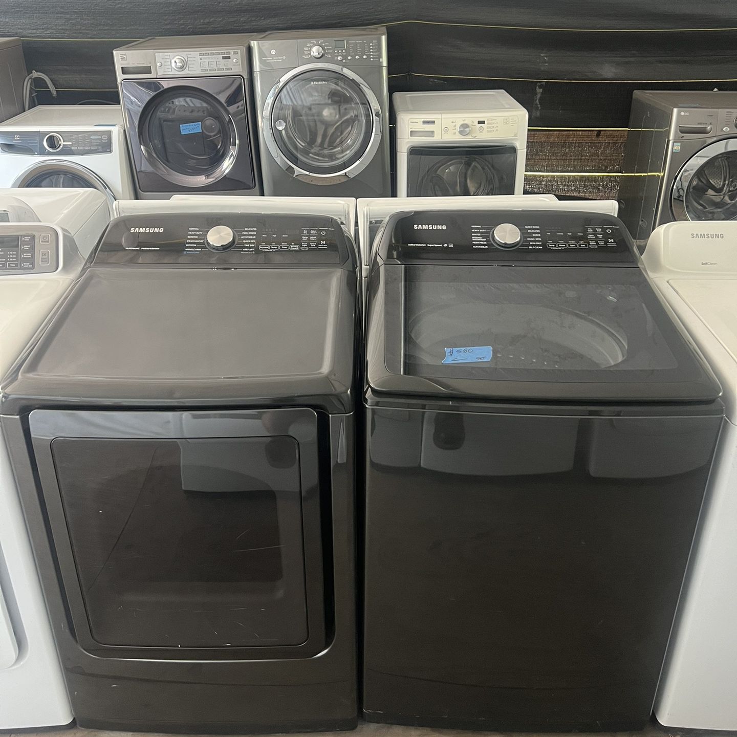 Samsung Washer&dryer Large Capacity Set   60 day warranty/ Located at:📍5415 Carmack Rd Tampa Fl 33610📍