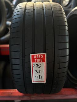 1 Pirelli Used Tire 275/35/20