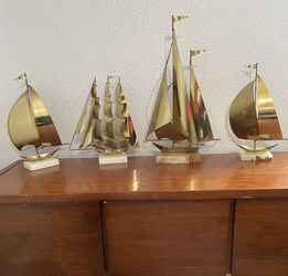 Original Vintage Yosi Designs Sculpture On Marble