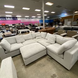 6 pc. Modular Sectional Ottoman