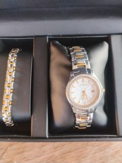 Beautiful 2 Tone Citizen Watch Set