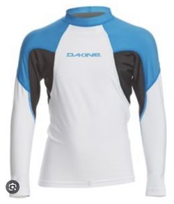 New Dakine Boys Youth Long Sleeve Rashguard Size 12