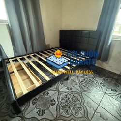 NEW BED FRAME FULL OR QUEEN WITH MATTRESS AND BOX SPRING