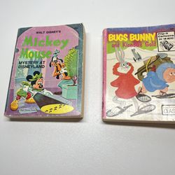 BUGS BUNNY ROAD RUNNER (Lot 2 Little Book, vintage Walt Disney