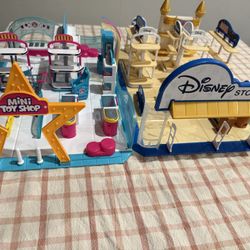 Zuru Disney store mini brands + Mini toy shop playset included 38 zuru surprises 