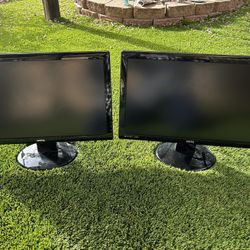PAIR OF 22” BENQ COMPUTER SCREENS MONITORS 47TH AVE. AND DOBBINS IN LAVEEN