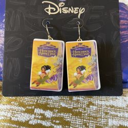 Disney The Hunchback Of Notre Dame VHS Drop Earrings