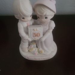 1995 Precious Moments 50th Anniversary Figurine