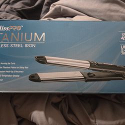 BaByliss PRO titanium 1" stainless steel iron/curler