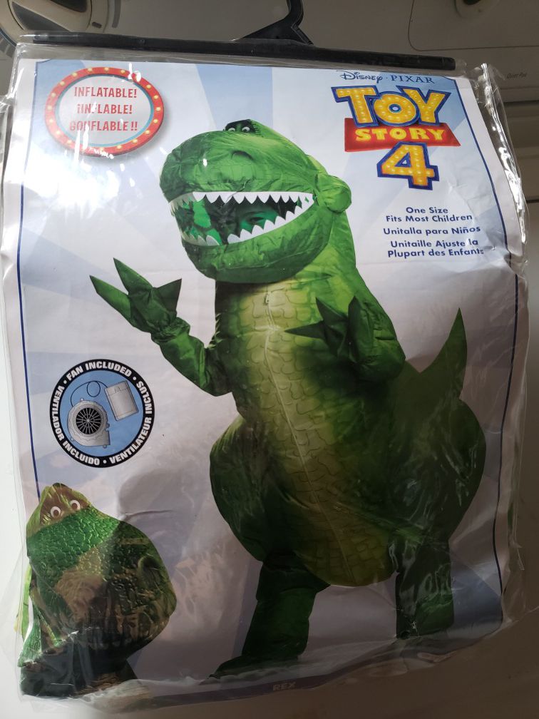 Rex inflatable costume