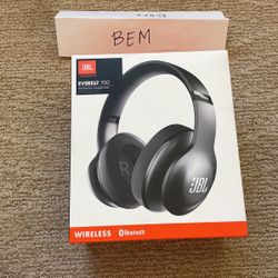 JBL Everest 700 Black Noise Canceling Wireless Headphones