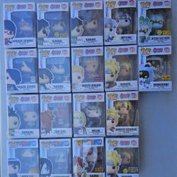 Funko Pop Lot Naruto Anime Animation Boruto Sasuke Kakashi $10 Each