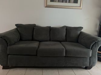 Grey couch set