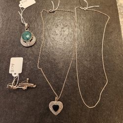 4 Pieces Sterling Silver,  .925 Silver, 27.2 g