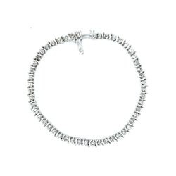 Stunning 14k WG Diamond Tennis Bracelet