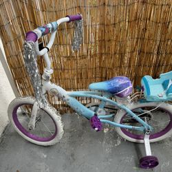 Disney Frozen 16-inch Girls' Bike, Ages 4+ Years,  by Huffy