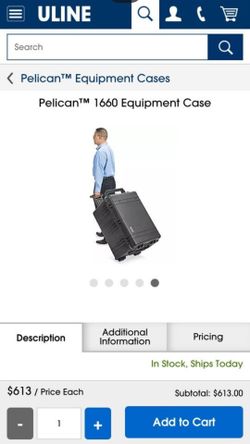 Pelican case gun luggage etc