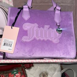 Juicy Couture Mini U Tote Bag Violet