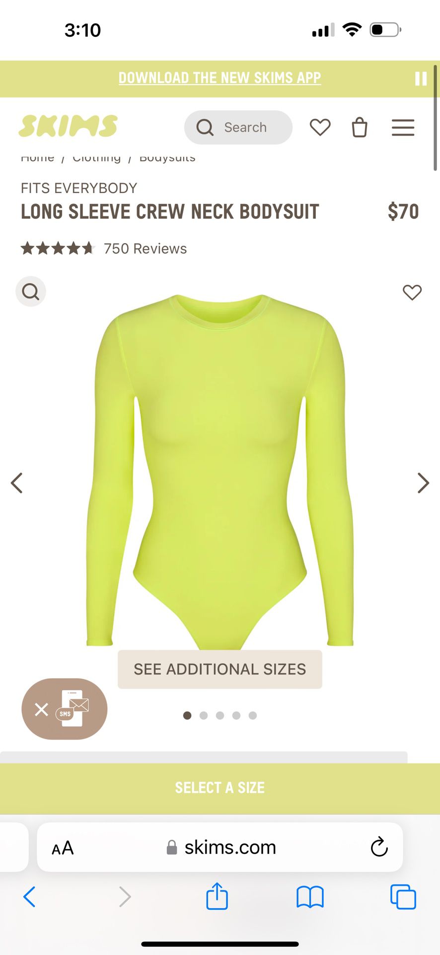 2xL Neon Bodysuit