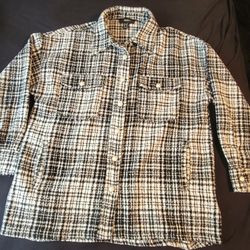 Forever 21 Monochrome Checkered Coat