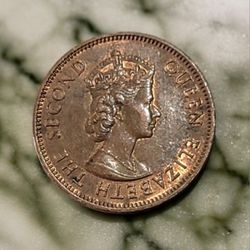 1965 British Eastern Caribbean Territories 1 Cent Coin