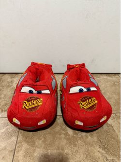 Lightning McQueen slippers for kids size 6
