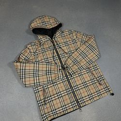 REVERSIBLE BURBERRY WINDBREAKER