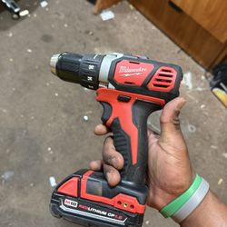 Milwaukee Drill And Battery 